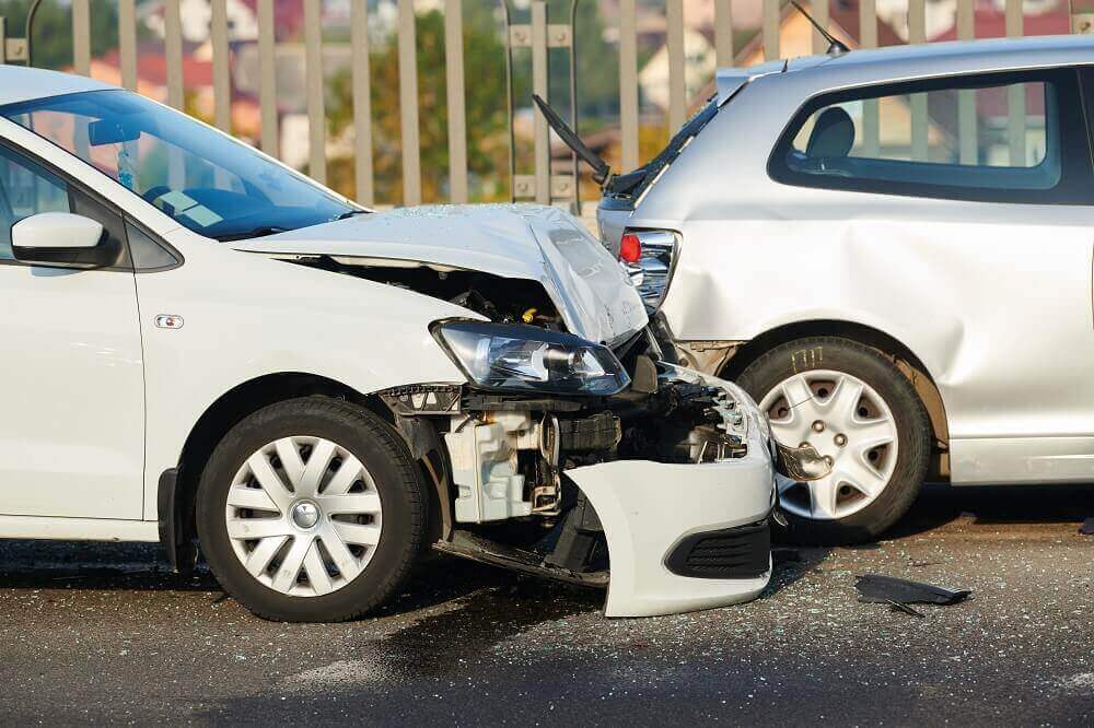 Car collision due to brake checking